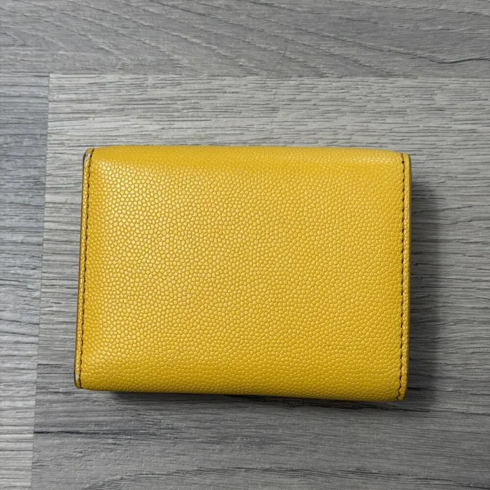 Marc Jacobs Tri-Fold Yellow Wallet